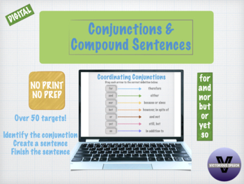 Preview of Conjunctions & Compound Sentences
