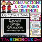 Conjunctions & Compound Sentences Task Cards - Digital Goo