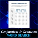 Conjunctions & Connectors Word Search Puzzle