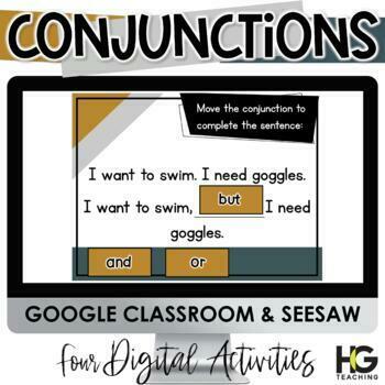 Conjunctions - What They Are & 12 Easy Classroom Games.