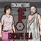 Conjunctions Escape Room Activity - Printable & Digital Game
