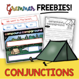 Conjunctions FREEBIE - First and second grade grammar - co