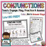 Conjunctions Lesson | Worksheets, Activities, Posters |  C