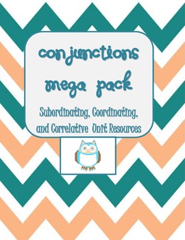 Preview of Conjunctions Mega Pack- Help w/Compound & Complex Sentences