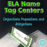 Task Tents™: Conjunctions, Prepositions, Interjections