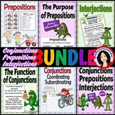 Conjunctions Prepositions Interjections Activity Bundle