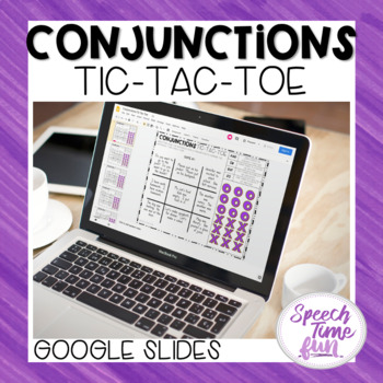 Preview of Conjunctions Tic Tac Toe Google Slides