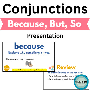 Conjunctions AND - BUT - OR - SO - BECAUSE, Baamboozle - Baamboozle
