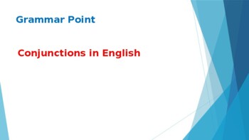 Preview of Conjunctions in English