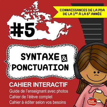 Preview of French immersion, core /Cahier interactif / Activités adjectifs, grammaire