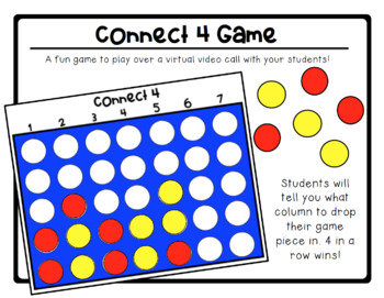 Connect 4 Game By The Ed Queen Teachers Pay Teachers