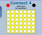 Connect 4 Game Finding the Slope and Equations of the Lines