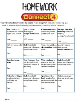 connect for homework