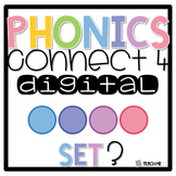 Connect 4 - Phonics Center Game - Set 3 - Paper & Digital Set