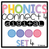 Connect 4 - Phonics Center Game - Set 4 - Paper & Digital Set