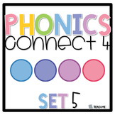 Connect 4 - Phonics Center Game - Set 5