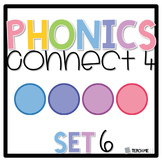 Connect 4 - Phonics Center Game - Set 6