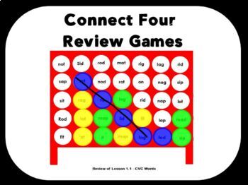Preview of Closed Syllables - Connect 4 Activities