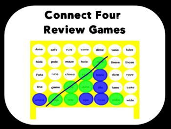Preview of VCE Syllable and Open Syllable - Connect 4 Activities