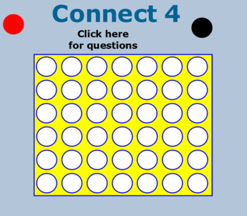 Preview of Connect 4 Template