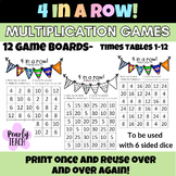 4 in a row multiplication - 11 games 