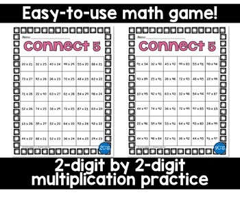 multiplication game 2 x 2 digit by create abilities tpt