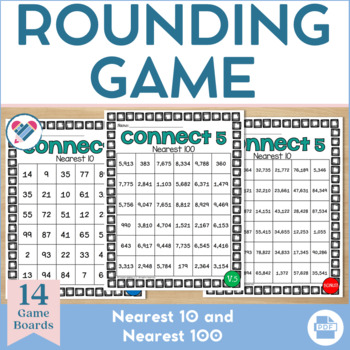 Rounding to Nearest 10 and 100 Game by Create-Abilities | TpT