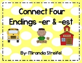 Connect Four-Inflected Endings -er & -est