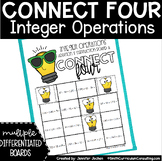 Connect Four Integer Operations Game Positive and Negative