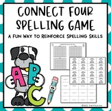 Spelling Game Connect Four Worksheets Partner Color Activity