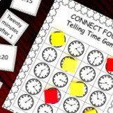 Connect Four Telling Time Game - 2.MD.C.7