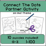 Connect The Dots Communicative Partner Activity of Alphabe