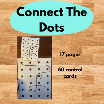 Preview of Connect The Dots Handwriting Practice Sequence Game, Copy The Pattern