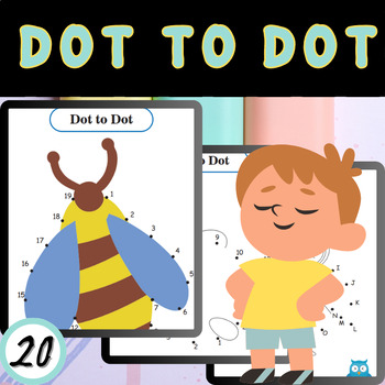 Preview of Connect the Dots: A Fun Workbook for Kids!