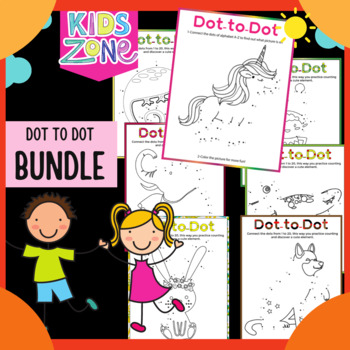 Preview of Connect the Dots / Dot to Dot 1-20   - HOLIDAY BUNDLE SET FOR KIDS