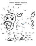 Connect the Dots: Lion I Worksheet I CREATIVE MINDS