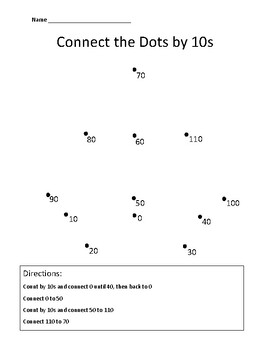 Connect the Dots by 10s by Jessica Denson | TPT