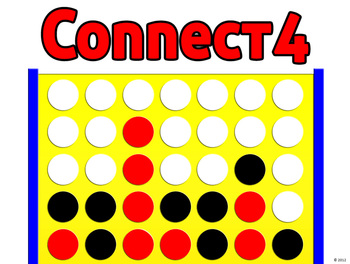 Preview of Connect4 PowerPoint Template - Create Your Own Review Game