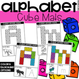 Connecting Cube Alphabet Letter Mats - Fine Motor Fun!