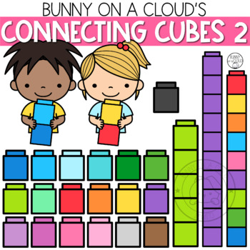 Connecting Cubes 2 Clipart By Bunny On A Cloud By Bunny On A Cloud