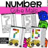 Connecting Cubes Number Mats - Fine Motor Fun!