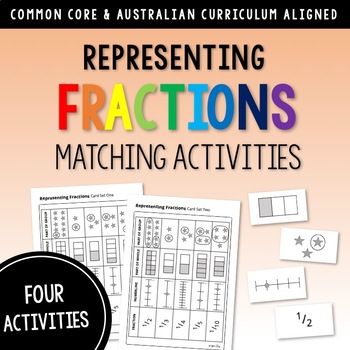 Preview of (FREE) Representing Fractions | AUSTRALIAN CURRICULUM