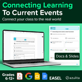 Connecting Learning to Current Events- PDF / Google Docs &
