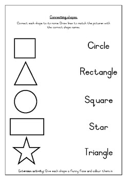 Connecting Shapes by EduCraft1 | TPT