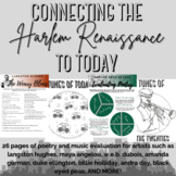 Connecting The Harlem Renaissance to Today Activity Pack W