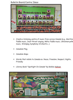 Preview of Connecting with Canadians Social Studies Hands on Unit Package NO PREP
