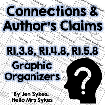 Preview of Connections and Author's Claims Info Text Graphic Orgs RI.3.8 RI.4.8 RI.5.8