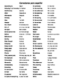 Connector Words for Spanish Writing