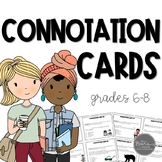 Connotation Cards for Middle School