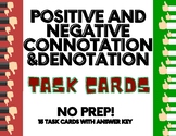 Connotation/Denotation Task Cards! NO PREP!